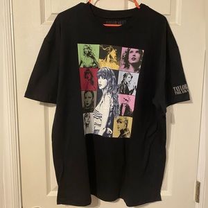 Taylor Swift The Eras Tour Black T-shirt